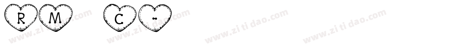 RM Country字体转换